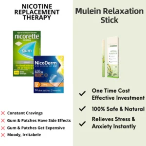 Mullein Relaxation Stick – Soothes Lungs, Detoxifies, Freshens Breath