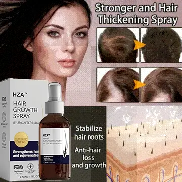 HZA™ Natural Hair Regrowth Spray image HZA™ Natural Hair Regrowth Spray