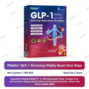 PEAKA® GLP‑1 Slimming Vitality Boost Oral Strips image PEAKA® GLP‑1 Slimming Vitality Boost Oral Strips