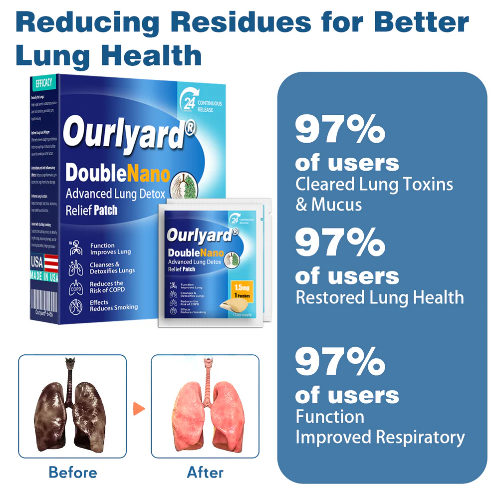 Ourlyardยฎ DoubleNano Lung Detox Patch