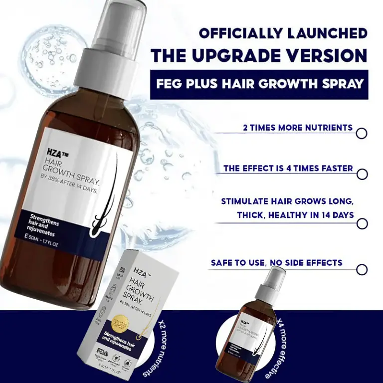 HZA™ Natural Hair Regrowth Spray image HZA™ Natural Hair Regrowth Spray