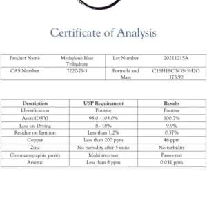 Blissta® USP Grade – Methylene Blue image Blissta® USP Grade – Methylene Blue