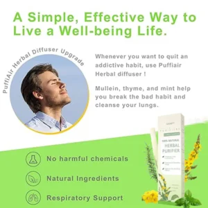 Mullein Relaxation Stick – Soothes Lungs, Detoxifies, Freshens Breath