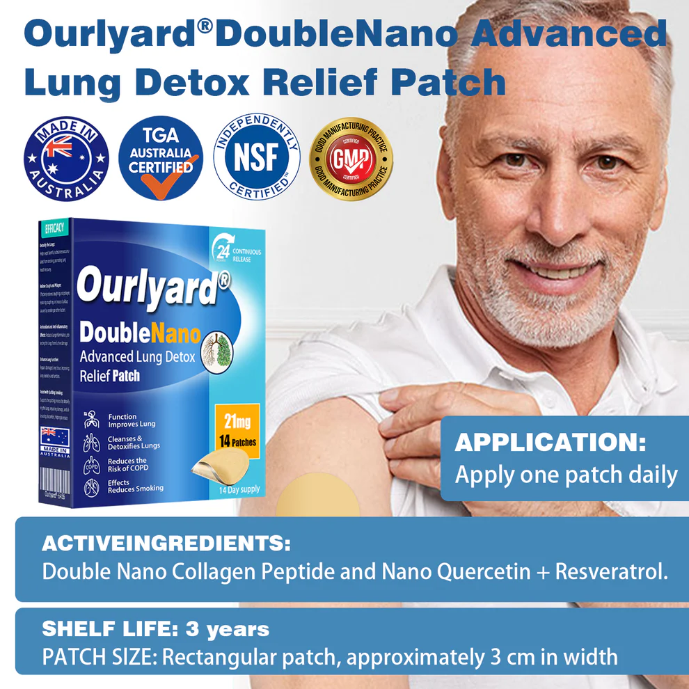 Ourlyardยฎ DoubleNano Lung Detox Patch