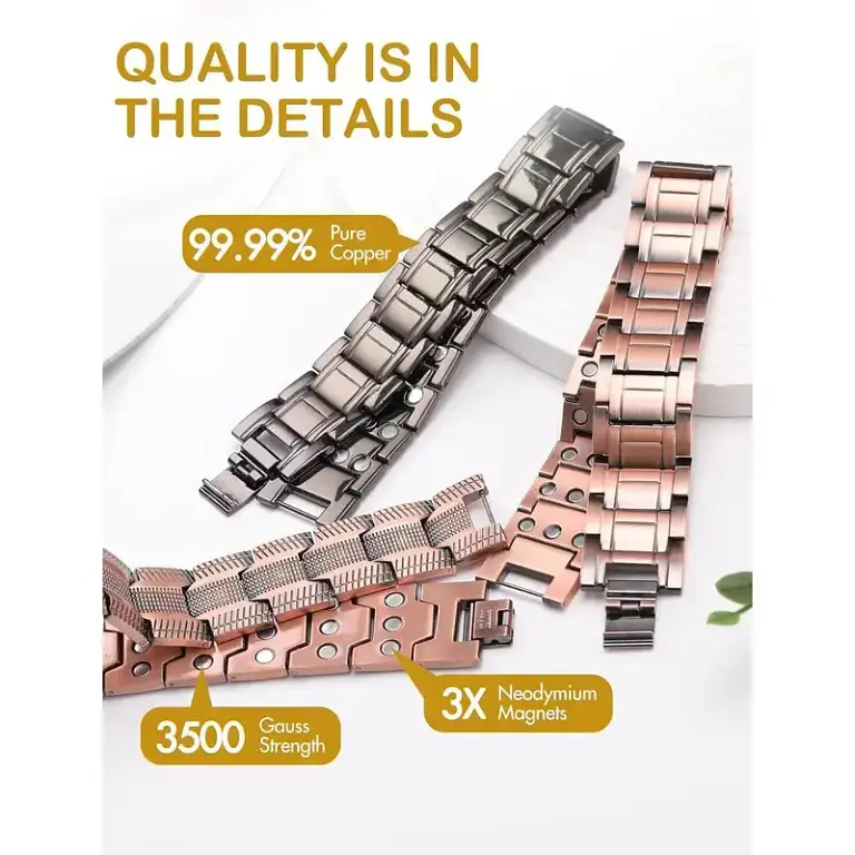 Copper magnetic bracelet Relieve fatigue and promote blood circulation 9 Copper magnetic bracelet——Relieve fatigue and promote blood circulation