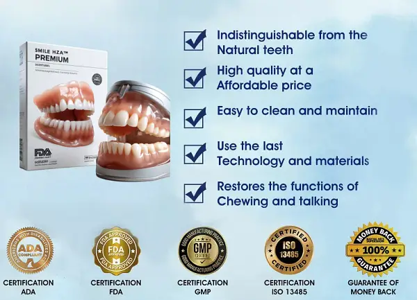 HZA™ Advanced Customized Full Denture Set