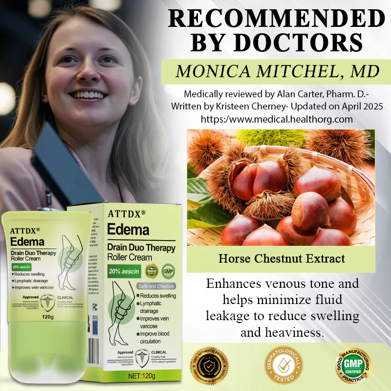 ATTDX® Edema Drain Duo Therapy Roller Cream image ATTDX® Edema Drain Duo Therapy Roller Cream