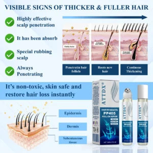 ATTDX® Hair Reawaken PP405 Roll-On Serum