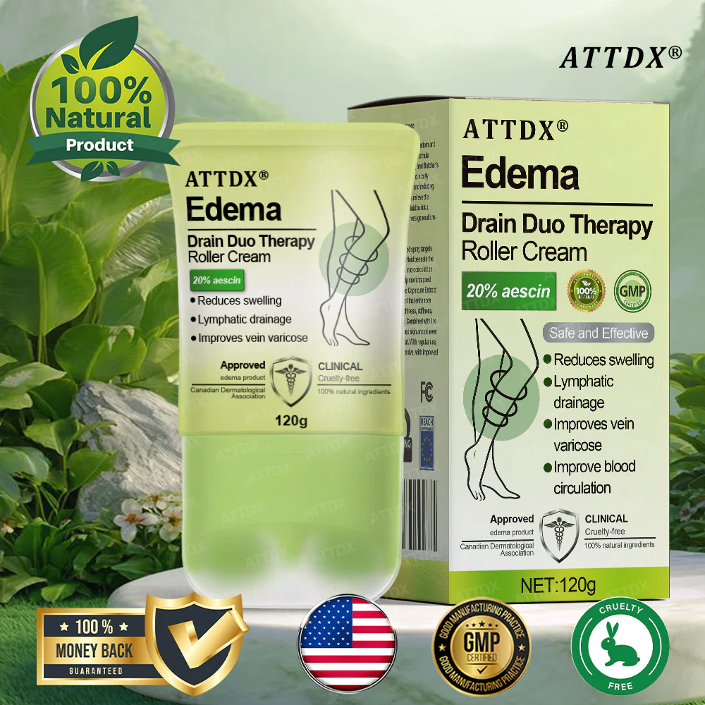 ATTDX® Edema Drain Duo Therapy Roller Cream image ATTDX® Edema Drain Duo Therapy Roller Cream