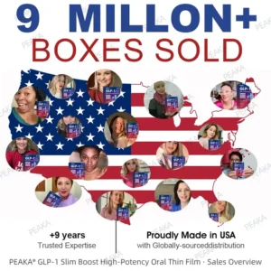 PEAKA® GLP‑1 Slimming Vitality Boost Oral Strips image PEAKA® GLP‑1 Slimming Vitality Boost Oral Strips