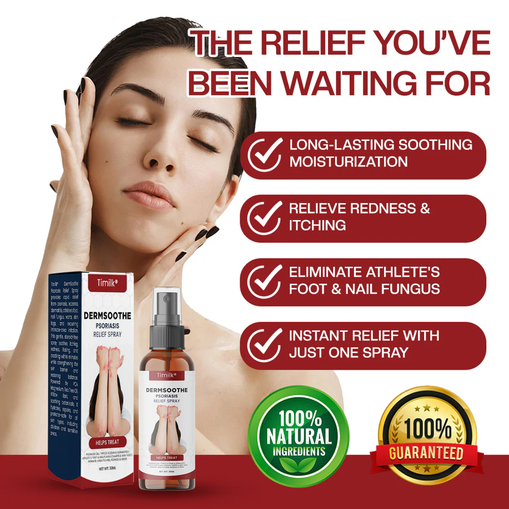 Timilk® DermSoothe Psoriasis Relief Spray image Timilk® DermSoothe Psoriasis Relief Spray