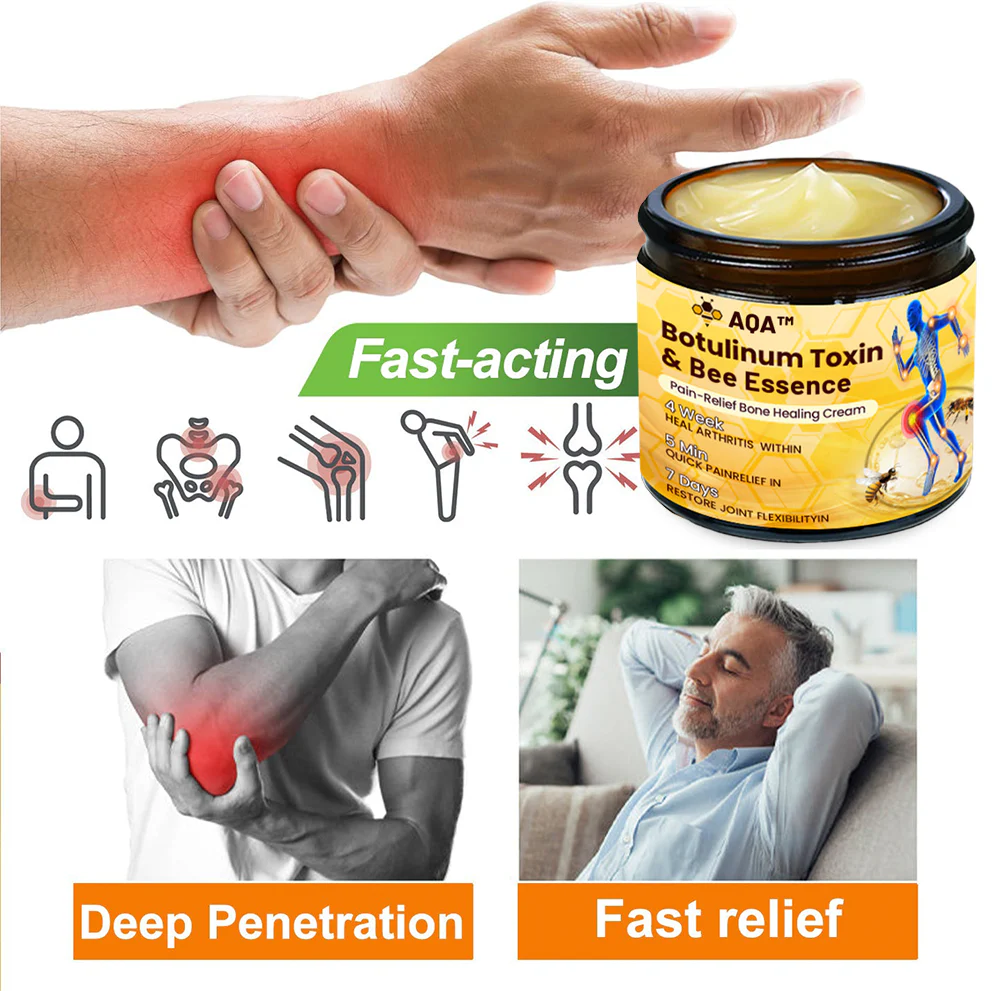AQA™ Botulinum & Bee Essence Pain Relief Bone Healing Cream - Image 12