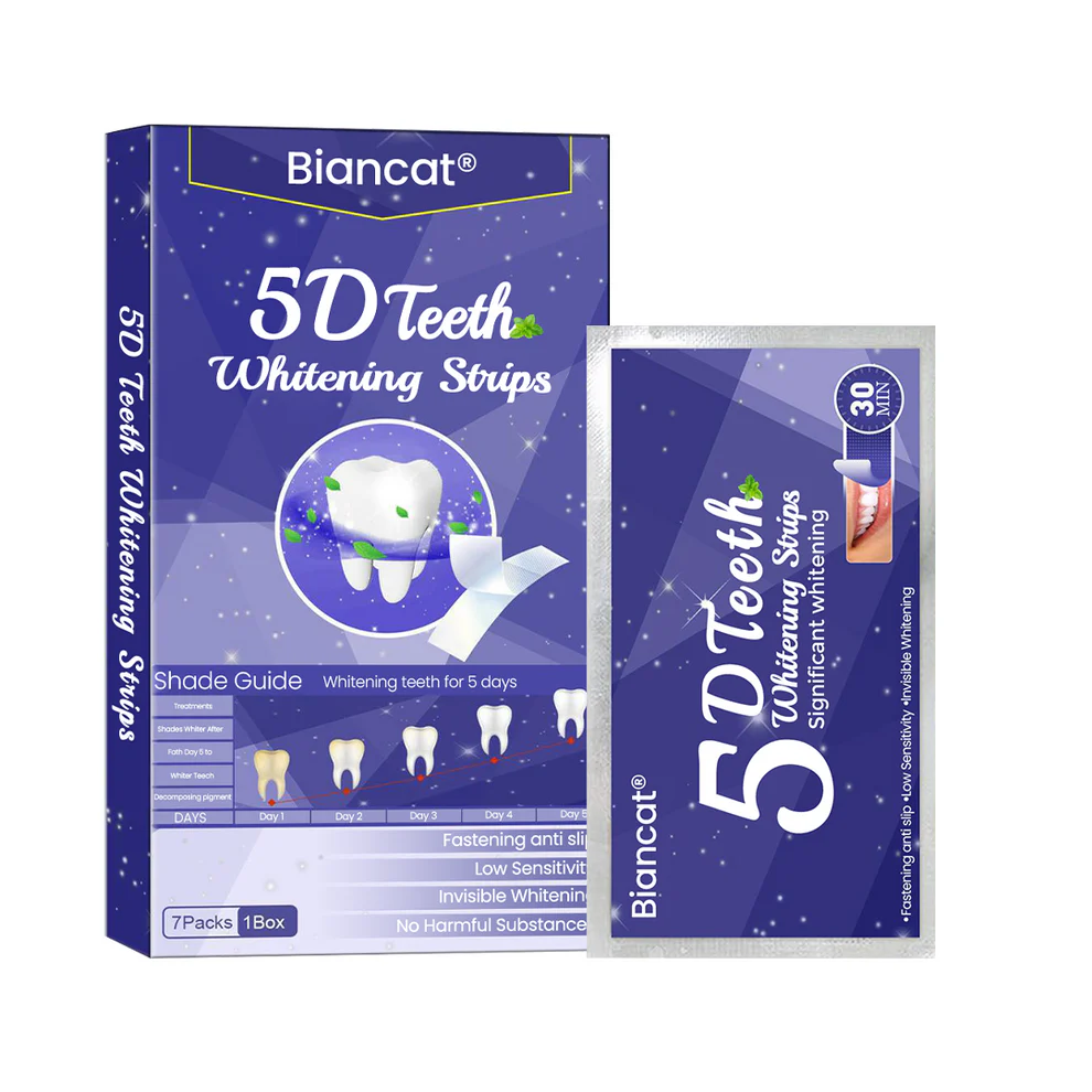 Biancat® 5D Teeth Whitening Strips image Biancat® 5D Teeth Whitening Strips
