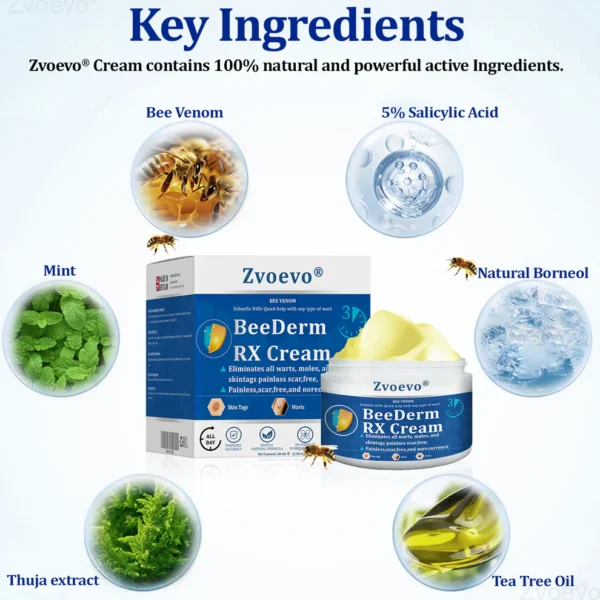 Zvoevo® BeeDerm RX Cream, Painless, Targeted Treatment for Warts - Image 17