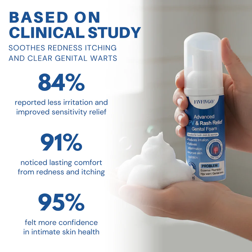 Fivfivgo® Advanced HPV & Rash Relief Genital Foam image Fivfivgo® Advanced HPV & Rash Relief Genital Foam