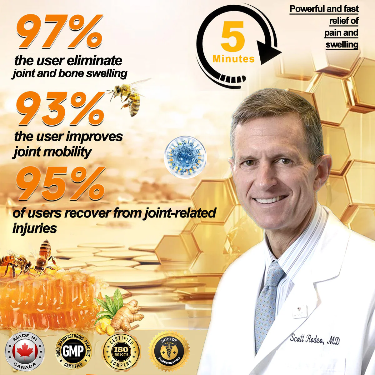 AQA™ Botulinum & Bee Essence Pain Relief Bone Healing Cream