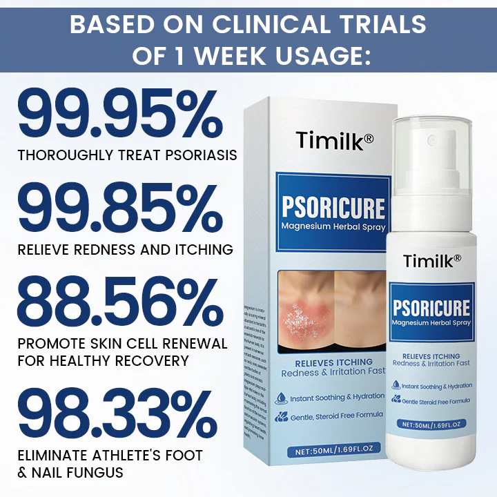 Timilk® PsoriCure Magnesium Herbal Spray image Timilk® PsoriCure Magnesium Herbal Spray