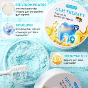 Lyyeto® Focussmile bee venom treatment powder for oral use image Lyyeto® Focussmile bee venom treatment powder for oral use