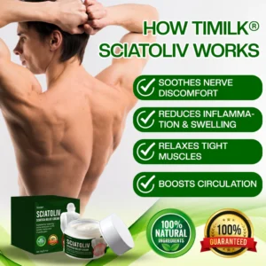 Timilk® Sciatoliv Sciatica Relief Cream image Timilk® Sciatoliv Sciatica Relief Cream