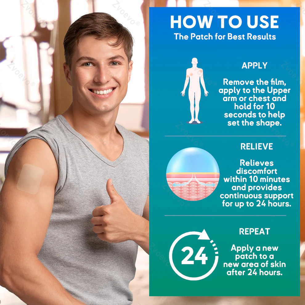 Zvoevo® DoubleNano Advanced Lung Detox Relief Patch image Zvoevo® DoubleNano Advanced Lung Detox Relief Patch