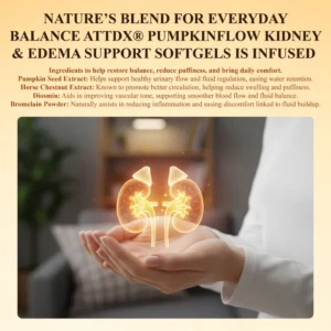 ATTDX® PumpkinFlow Kidney & Edema Support Softgels