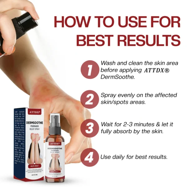 ATTDX® DermSoothe Psoriasis Relief Spray