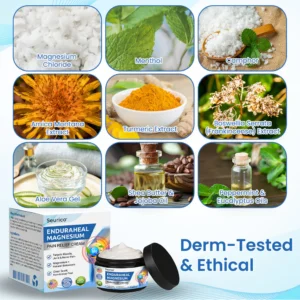 Seurico™ EnduraHeal Magnesium Pain Relief Cream image Seurico™ EnduraHeal Magnesium Pain Relief Cream