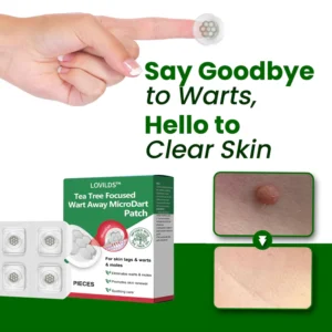LOVILDS™Tea Tree Focused Wart Away MicroDart Patch