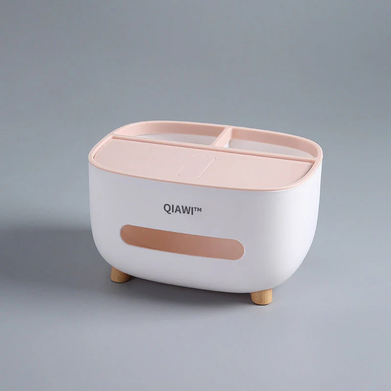 QIAWI™ Multifunctional Tissue Box, Double Layer Tissue Organizer with Storage 11 QIAWI™ Multifunctional Tissue Box, Double Layer Tissue Organizer with Storage