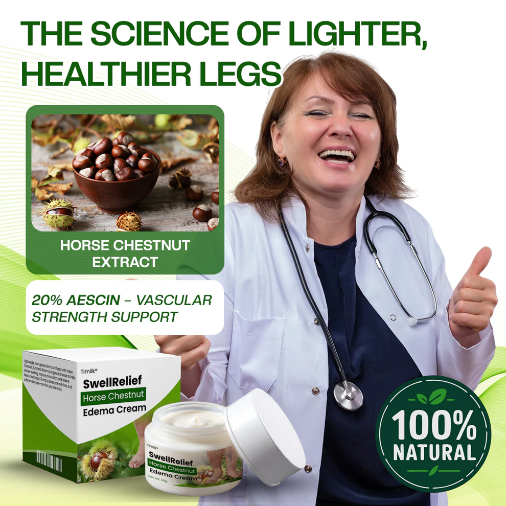 Timilk® SwellRelief Horse Chestnut Edema Cream 9 Timilk® SwellRelief Horse Chestnut Edema Cream