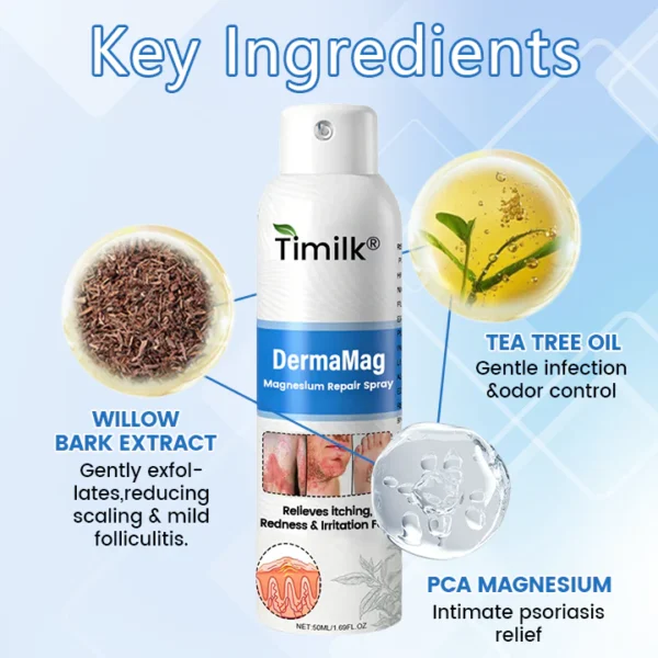 Timilk® DermaMag Magnesium Repair Spray