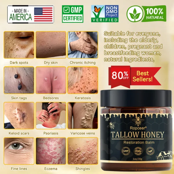 Ropceer® Tallow Honey Restoration Balm