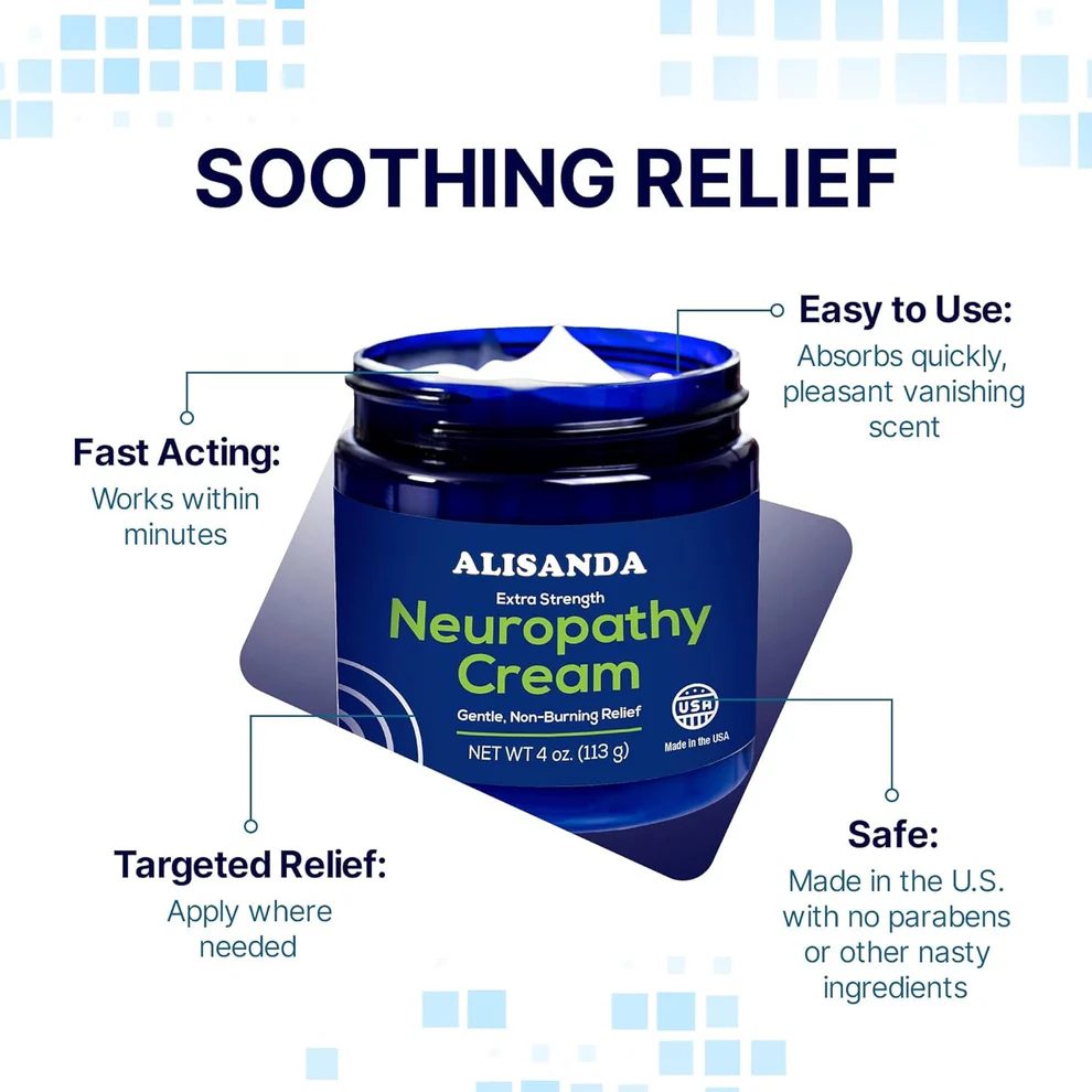 Alisanda Neuropathy Cream - Soothing Cream for Feet 3 Alisanda Neuropathy Cream - Soothing Cream for Feet