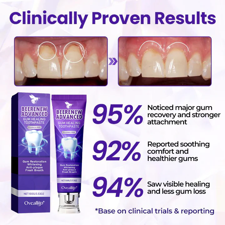 Oveallgo® BeeRenew Advanced Gum Healing Toothpaste 5 Oveallgo® BeeRenew Advanced Gum Healing Toothpaste