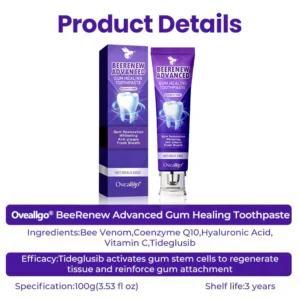 Oveallgo® BeeRenew Advanced Gum Healing Toothpaste 25 Oveallgo® BeeRenew Advanced Gum Healing Toothpaste