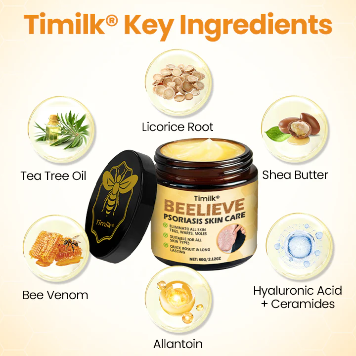 Timilk® BeeLieve Psoriasis Skin Care image Timilk® BeeLieve Psoriasis Skin Care