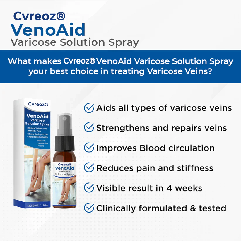 Cvreoz® VenoAid PRO Varicose Solution Spray 2 Cvreoz® VenoAid PRO Varicose Solution Spray