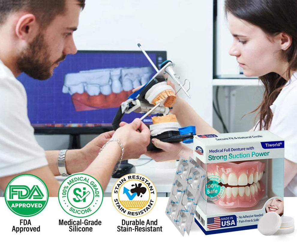 Tiworld® Medical Full Denture with Strong Suction image Tiworld® Medical Full Denture with Strong Suction