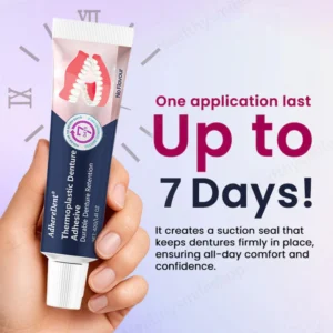 AdhereDent® thermoplastic denture adhesive image AdhereDent® thermoplastic denture adhesive