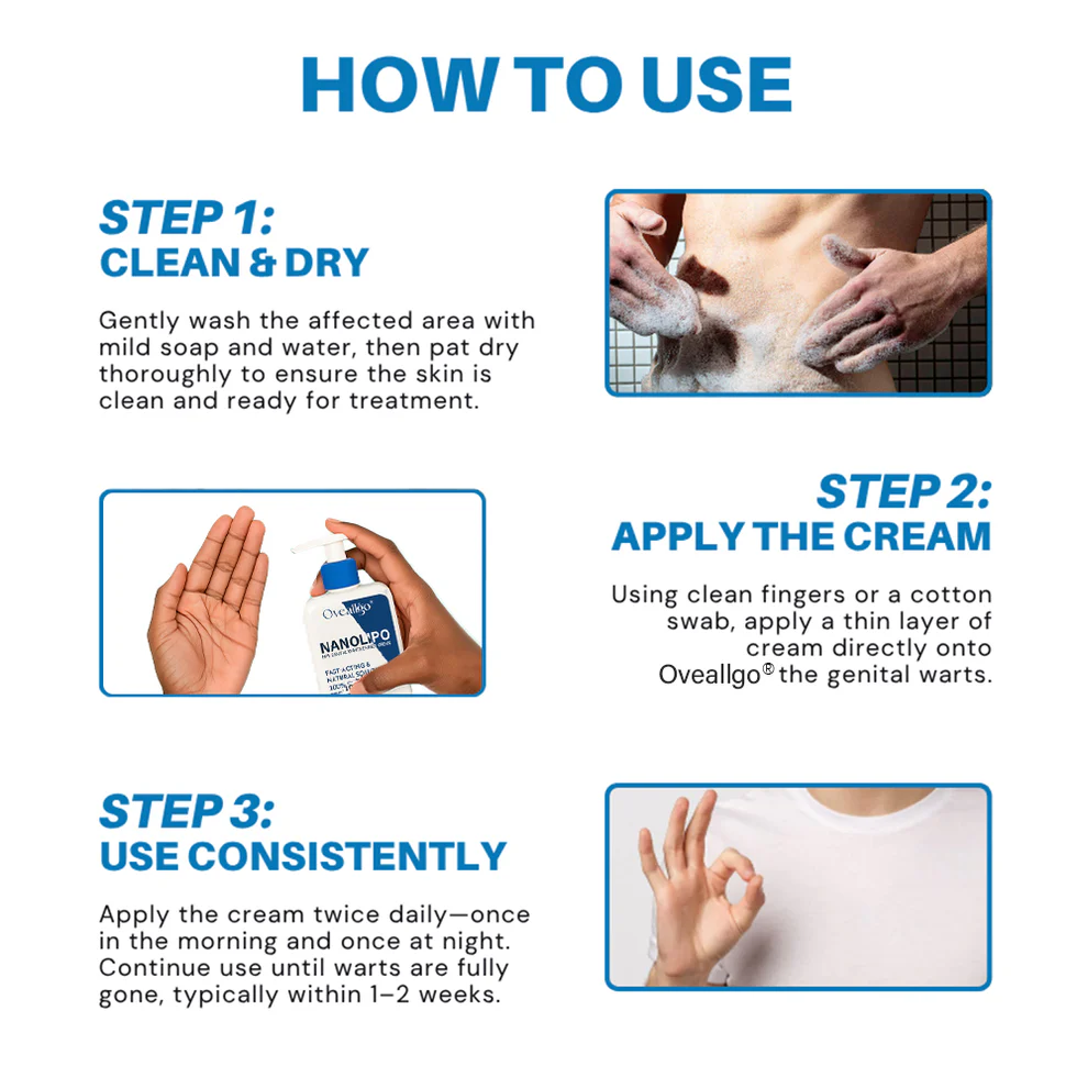 Oveallgo® NanoLipo HPV Genital Warts Eraser Cream ProX image Oveallgo® NanoLipo HPV Genital Warts Eraser Cream ProX
