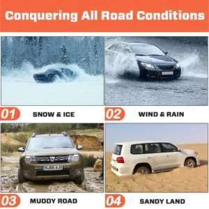 SUPTRUCK™ Anti-Slip Snow Tire Zip Straps For Vehicles (10Pcs/Box) 20 SUPTRUCK™ Anti-Slip Snow Tire Zip Straps For Vehicles (10Pcs/Box)