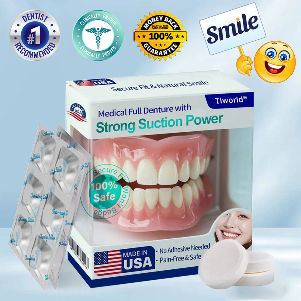 Tiworld® Medical Full Denture with Strong Suction image Tiworld® Medical Full Denture with Strong Suction