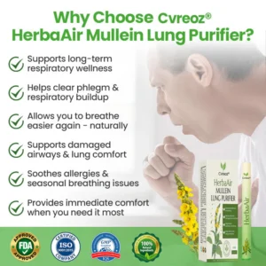 Cvreoz® HerbaAir Mullein Lung Purifier 14 Cvreoz® HerbaAir Mullein Lung Purifier