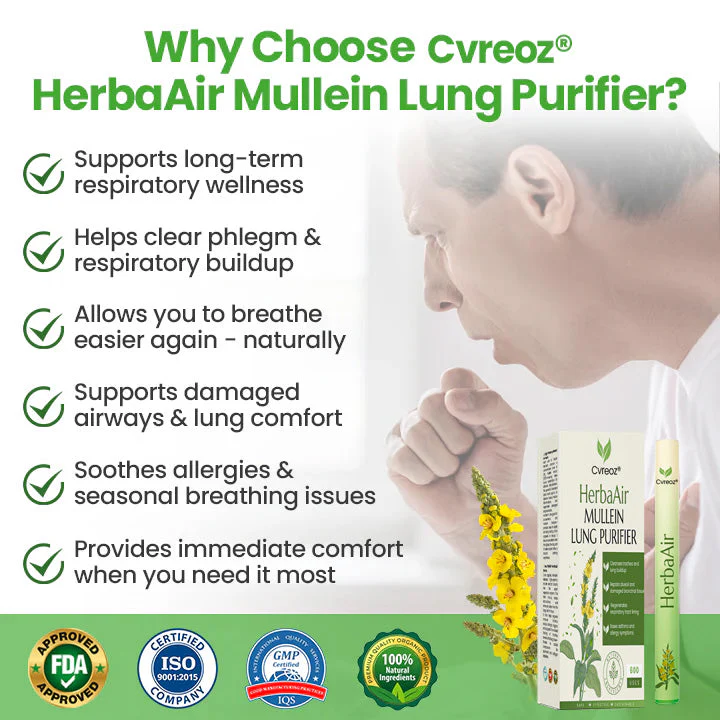 Cvreoz® HerbaAir Mullein Lung Purifier 6 Cvreoz® HerbaAir Mullein Lung Purifier