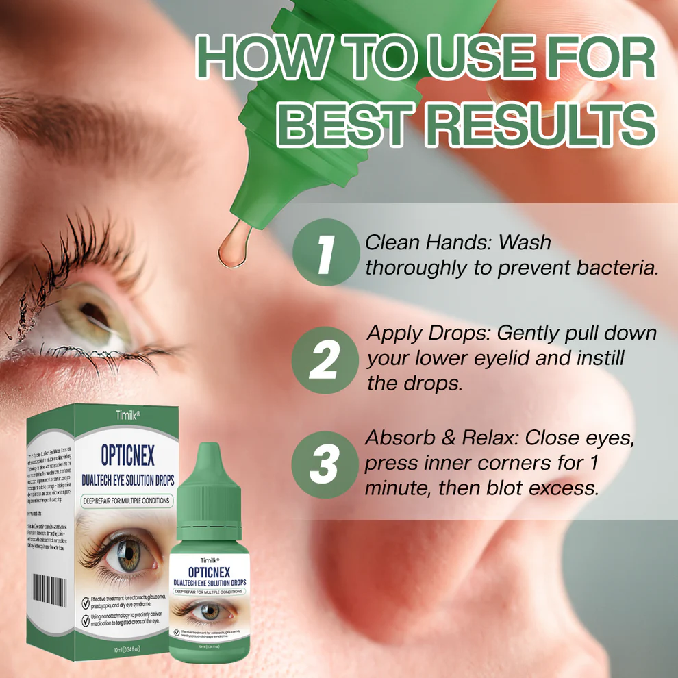 Timilk® OpticNex DualTech Eye Solution Drops 10 Timilk® OpticNex DualTech Eye Solution Drops