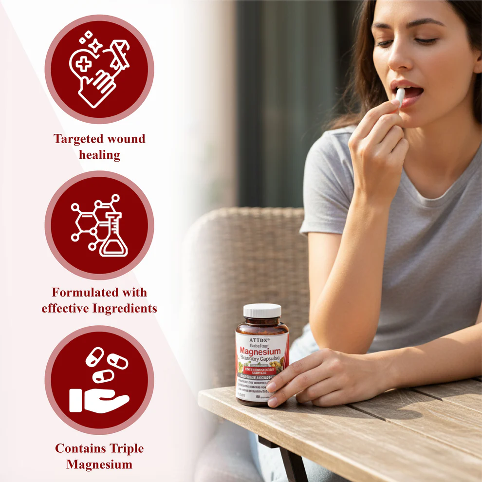 ATTDX® DiabeHeal Magnesium Recovery Capsules image ATTDX® DiabeHeal Magnesium Recovery Capsules