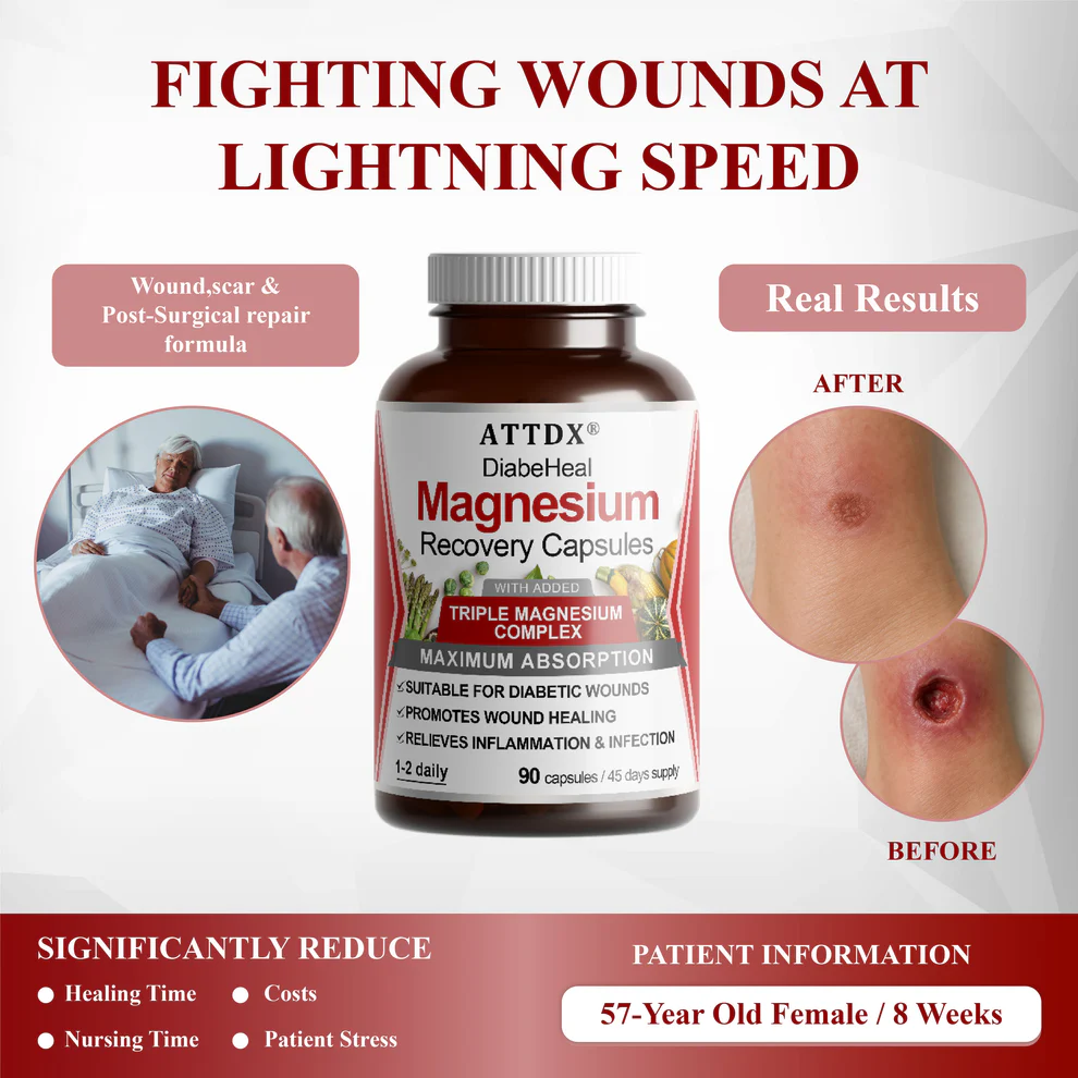 ATTDX® DiabeHeal Magnesium Recovery Capsules image ATTDX® DiabeHeal Magnesium Recovery Capsules