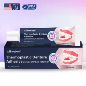 AdhereDent® thermoplastic denture adhesive