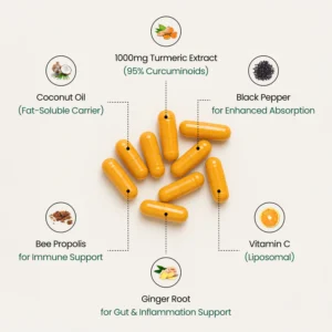 Turmeric Curcumin Capsules (1,000mg) 12 Turmeric Curcumin Capsules (1,000mg)