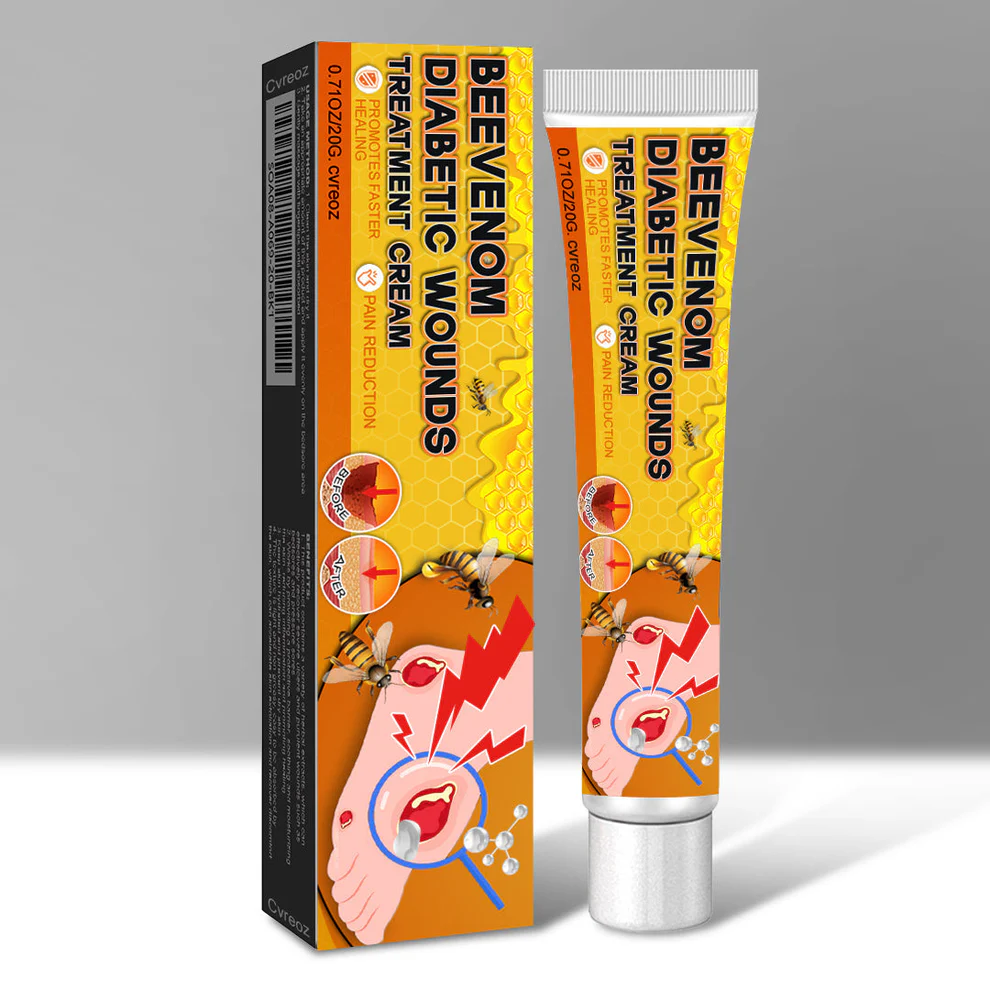 Cvreoz® Bee Venom Diabetic Wounds Treatment Cream 1 Cvreoz® Bee Venom Diabetic Wounds Treatment Cream